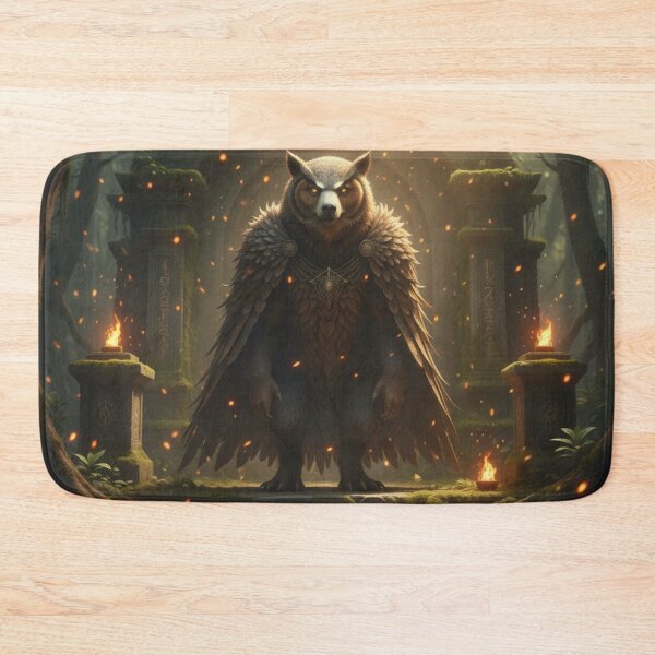 Item preview, A mystical hybrid blending the strength of a bear with an owl.  designed and sold by Artivex-graphic.