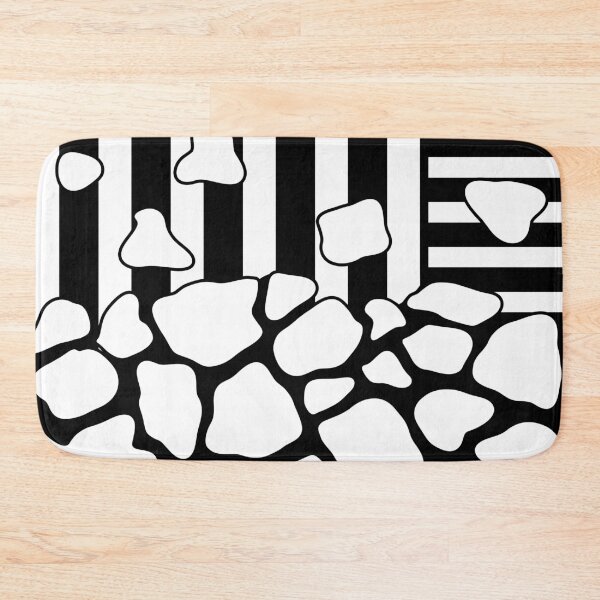 Item preview, White Stones & Straight Lines — Black Outline Abstract (Transparent Background) designed and sold by InFrameVision.