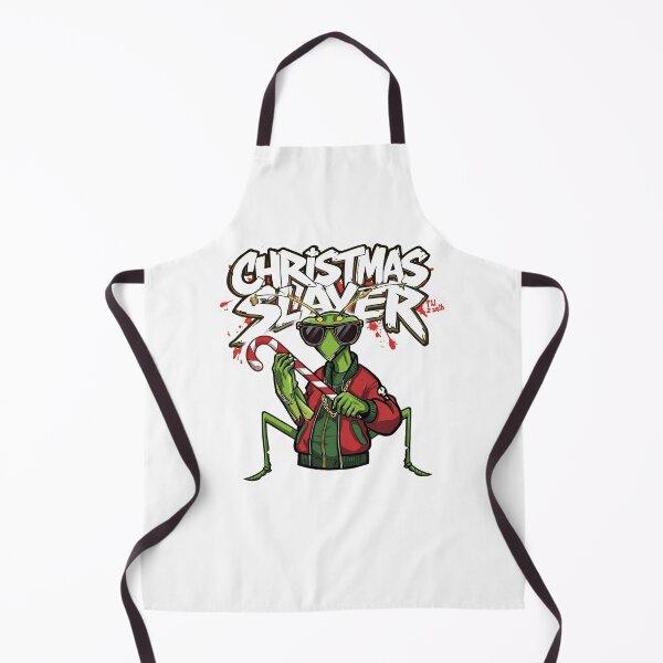 Item preview, Christmas Slayer Mantis – Savage Holiday Insect Art designed and sold by MiszungART.