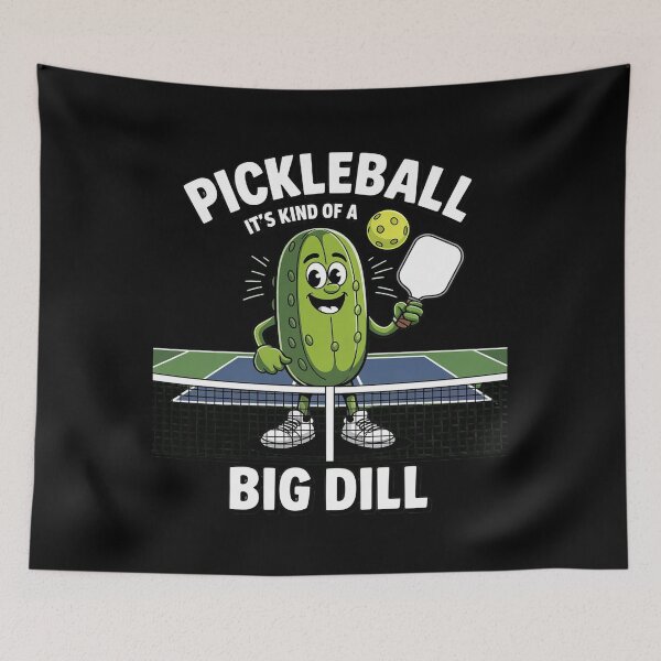 Item preview, It's Kind Of A Big Dill - Pickleball Paddleball4  designed and sold by lilLilaBatArt.