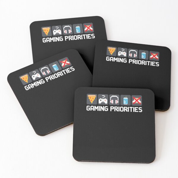 Item preview, Funny Gamer Priorities Pixel Art Video Gaming Humor designed and sold by clothesy7.