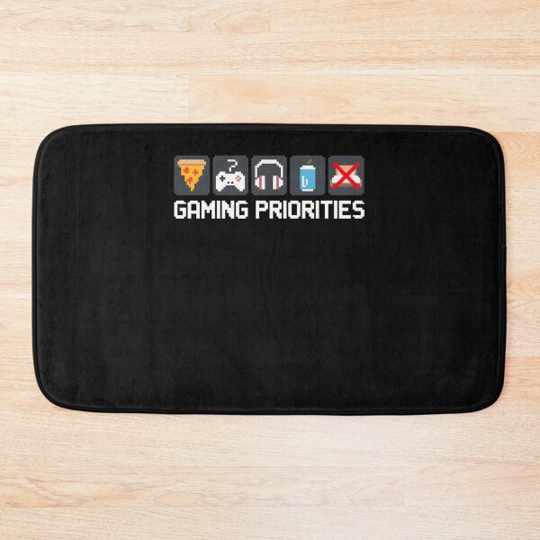 Item preview, Funny Gamer Priorities Pixel Art Video Gaming Humor designed and sold by clothesy7.