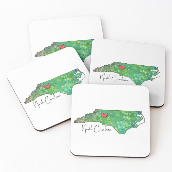 Item preview, I Heart North Carolina designed and sold by Nugget Studio Arts.