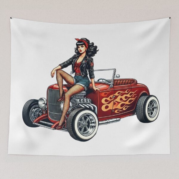 Item preview, "Retro Glamour: Charm and Audacity of Pin-Ups” designed and sold by CHRIST5000.
