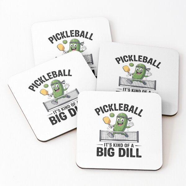 Item preview, It's Kind Of A Big Dill Pickleball Paddleball Pickle  designed and sold by lilLilaBatArt.