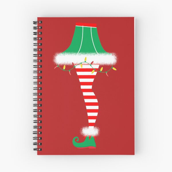 Item preview, Christmas greeting Mid Century style Leg Lamp with Elf Costume designed and sold by Jdawnink.