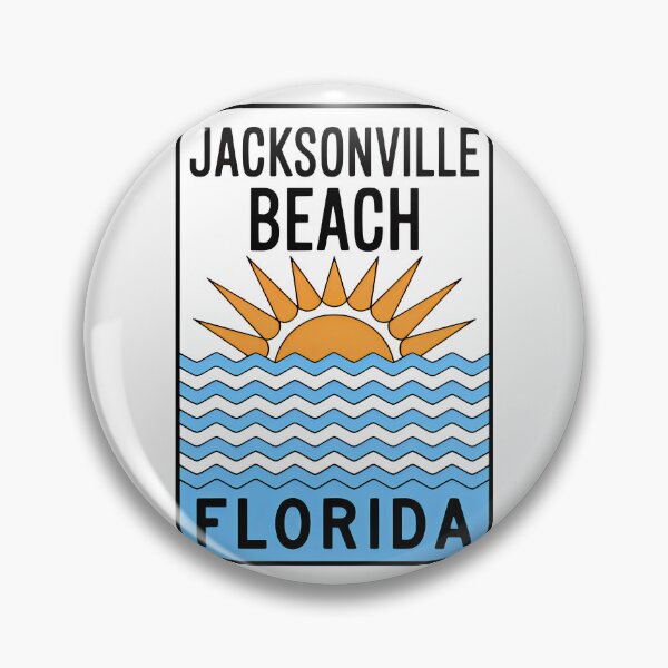 Item preview, Jacksonville Beach Florida - Sign designed and sold by TheOldMittenIllustrated.