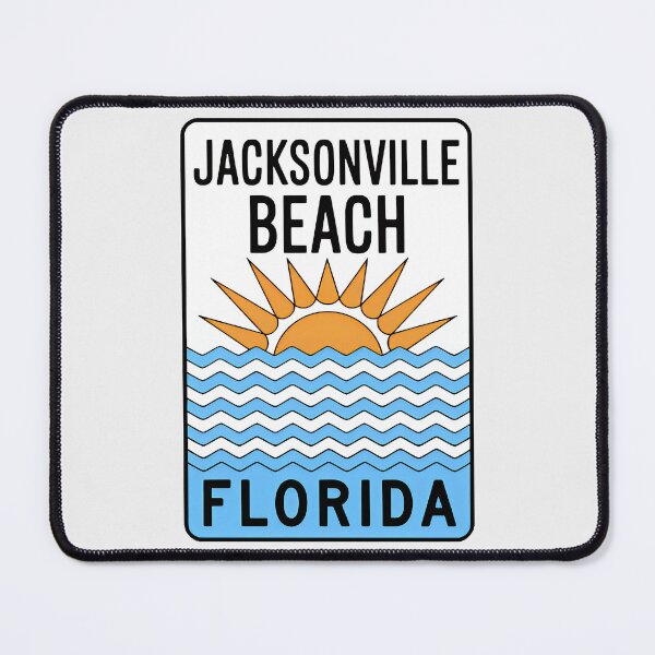 Item preview, Jacksonville Beach Florida - Sign designed and sold by TheOldMittenIllustrated.