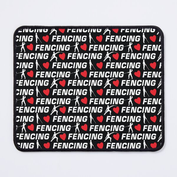 Item preview, Love Fencing Sport on Black designed and sold by VintageStyle.
