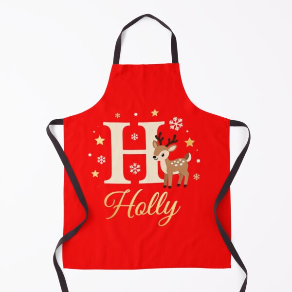 Item preview, Cute Reindeer “H Holly” Christmas Monogram Design designed and sold by BABUSHOP5.