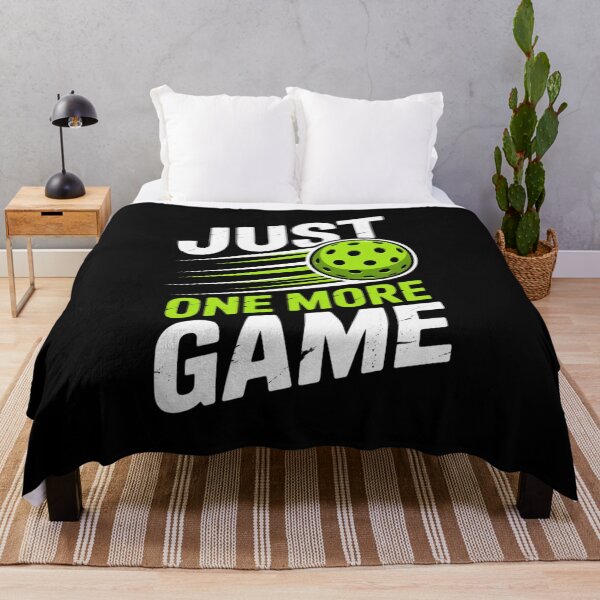 Item preview, Just One More Game Pickleball Pickle Ball Player  designed and sold by lilLilaBatArt.