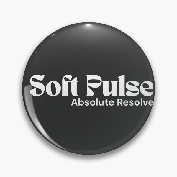 Item preview, Soft Pulse. Absolute Resolve. (White Edition) – Minimalist Text | Quiet Strength Quote | RETL Style designed and sold by RETL.