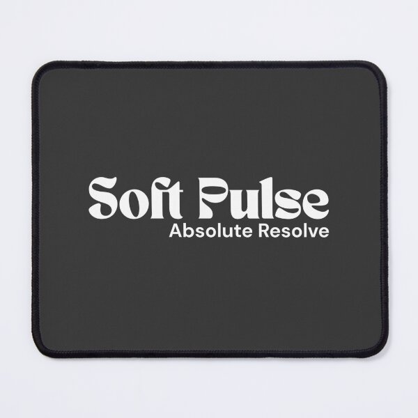 Item preview, Soft Pulse. Absolute Resolve. (White Edition) – Minimalist Text | Quiet Strength Quote | RETL Style designed and sold by RETL.