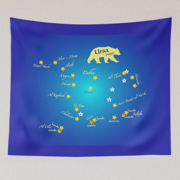 Item preview, URSA MAJOR - Constellation of the Great Bear designed and sold by RoseMayBox.