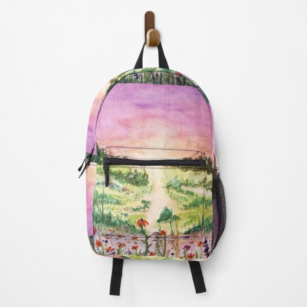 Item preview, Sunset Over the Wildflower Valley designed and sold by ZiehrArt.