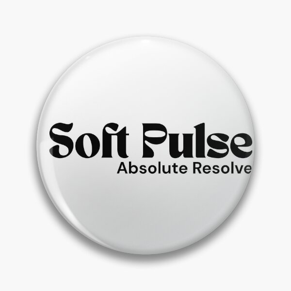 Item preview, Soft Pulse. Absolute Resolve. – Minimalist Text Design | Dark Humor Quote | RETL Style designed and sold by RETL.