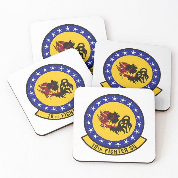 Item preview, 19th Fighter Squadron Fighting Cock Patch designed and sold by CharlieDesings.