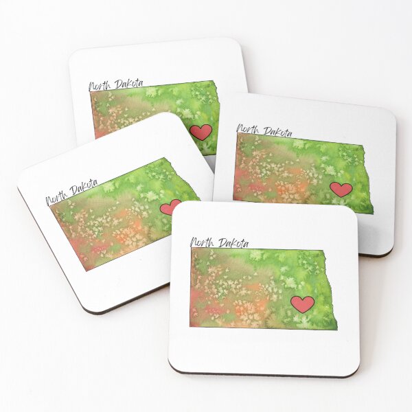Item preview, I Heart North Dakota designed and sold by Nugget Studio Arts.