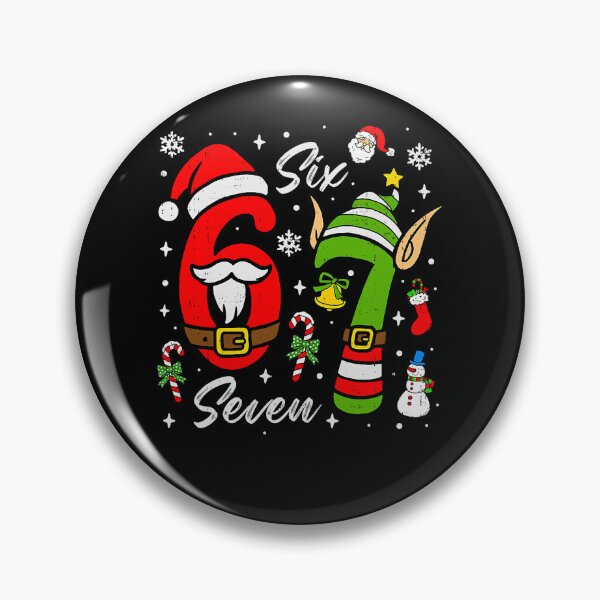 Item preview, Funny Six Seven Christmas Holiday Elf Santa  designed and sold by barrycantre11.