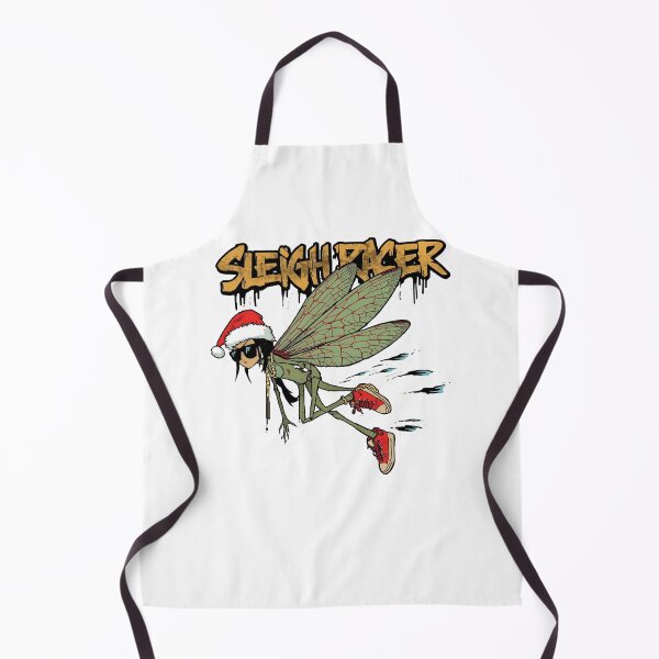 Item preview, Sleigh Racer Dragonfly – Fast Christmas Street Bug Art designed and sold by MiszungART.