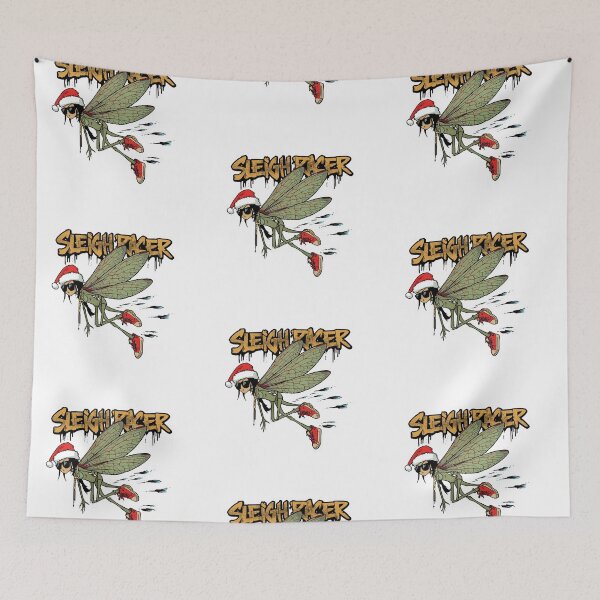 Item preview, Sleigh Racer Dragonfly – Fast Christmas Street Bug Art designed and sold by MiszungART.