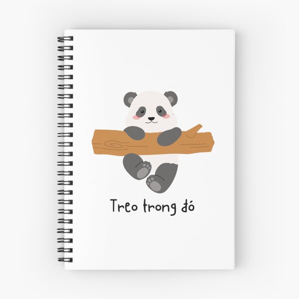 Item preview, Hang in there Panda - Vietnamese Sticker  designed and sold by Lightinyoushop.