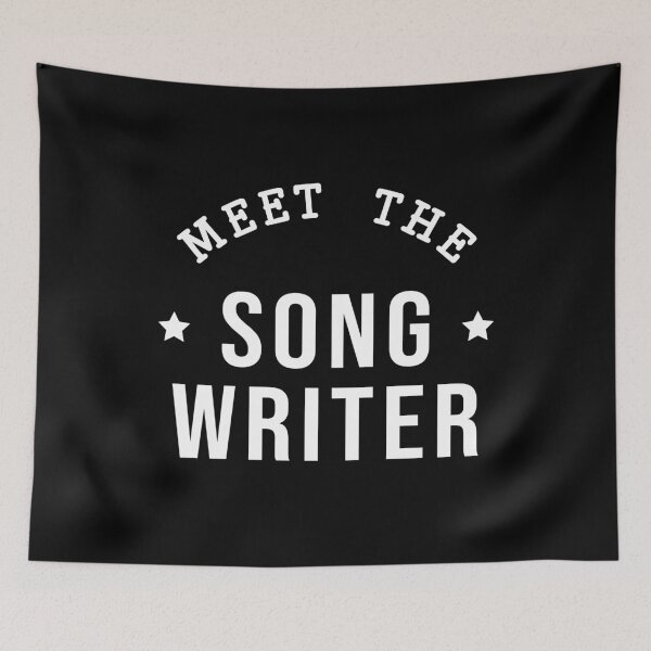 Item preview, Meet the Song writer white text designed and sold by DanceDeck.