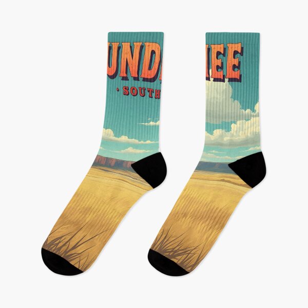 Item preview, Wounded Knee, South Dakota, USA: Vintage Style Painterly Travel Poster designed and sold by LSVart.