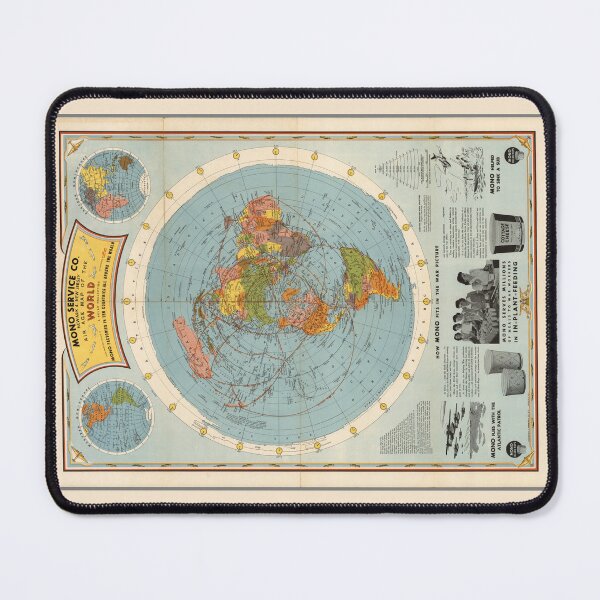 Item preview, Air Age Map of the World. A Polar Projection - MONO SERVICE CO designed and sold by isopsephism.