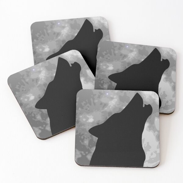 Item preview, Spirit of the Moon Wolf designed and sold by velvetskyco.