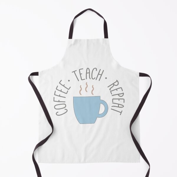 Item preview, Coffee Teach Repeat circle designed and sold by Think4Prints.
