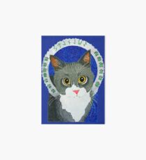 Saint Stanley the Cat Art Board