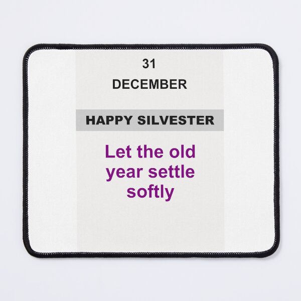 Item preview, Happy Silvester - December 31, Edition: 63 designed and sold by ariksworld.