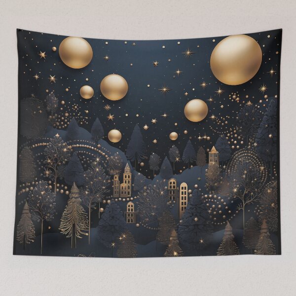 Item preview, Christmas pattern. Winter landscape. designed and sold by MagelliShop.