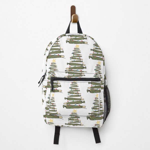 Item preview, Weed Christmas Tree with Lights – Festive Stoner Holiday Joint Art designed and sold by Cannaxes Studio.