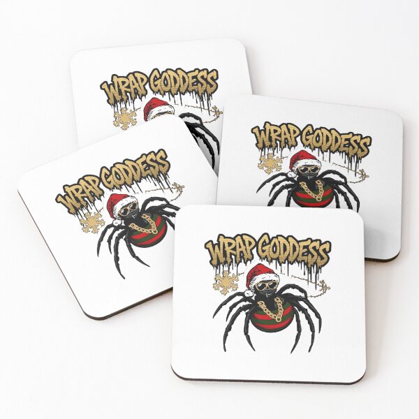 Item preview, Wrap Goddess Spider – Gangsta Gift Wrapper Christmas Art designed and sold by MiszungART.