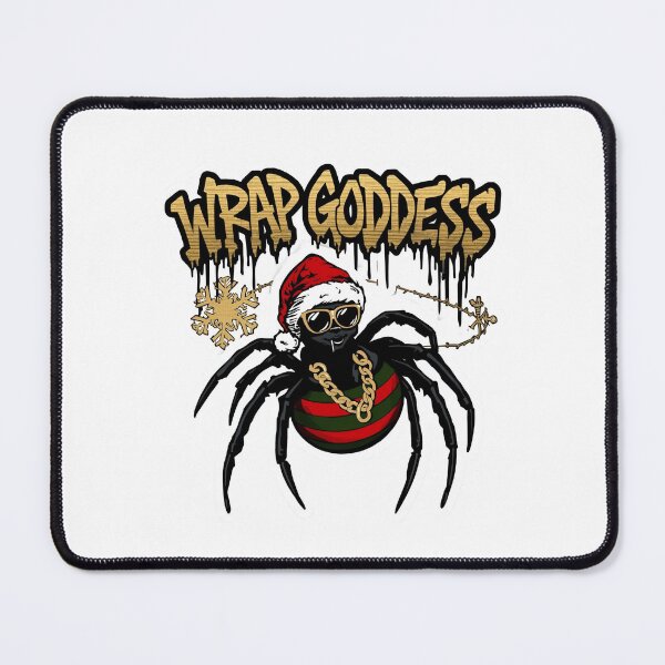 Item preview, Wrap Goddess Spider – Gangsta Gift Wrapper Christmas Art designed and sold by MiszungART.