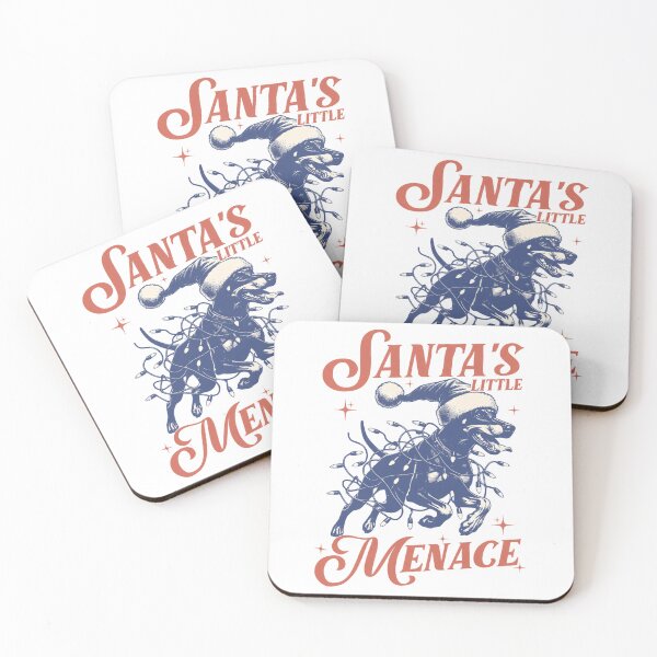 Item preview, Doberman Christmas - Santas Little Menace - Vintage Christmas - Doberman Mom designed and sold by sapnaela.