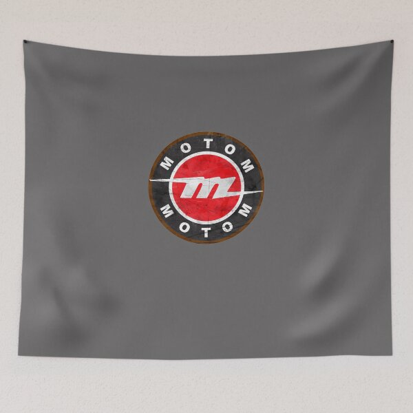 Artikelvorschau, MOTOM-MOTORCYCLES.-RETRO-BADGE--- entworfen und verkauft von DamiendFlynn.