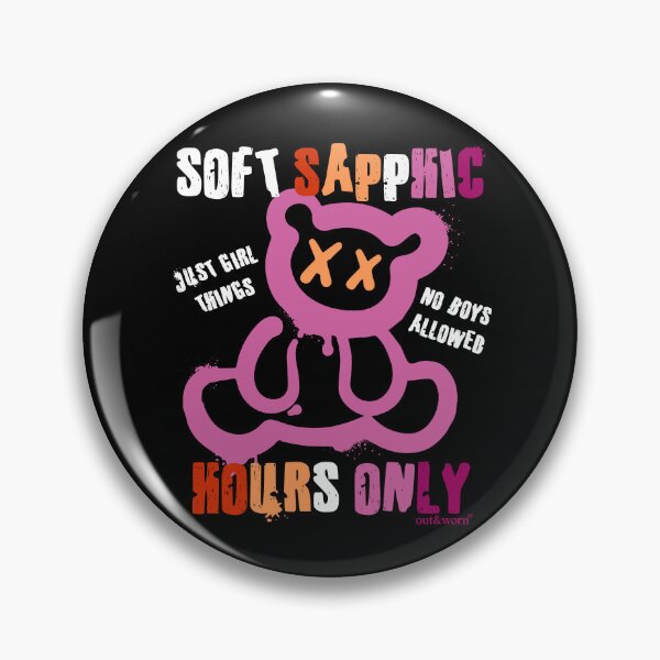 Item preview, Soft Sapphic Hours Only - Lesbian Design designed and sold by outandworn.