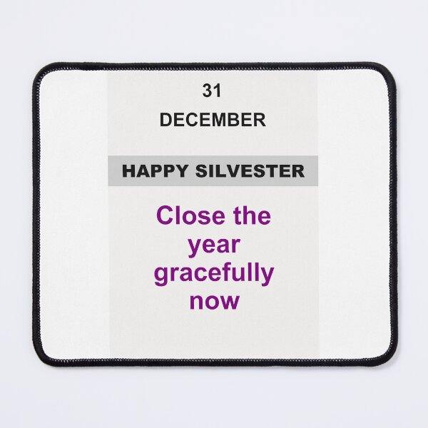 Item preview, Happy Silvester - December 31, Edition: 65 designed and sold by ariksworld.