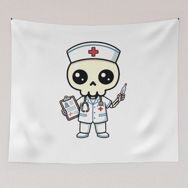 Item preview, Nurse Boonis Skeleton designed and sold by Boonis Skeleton.
