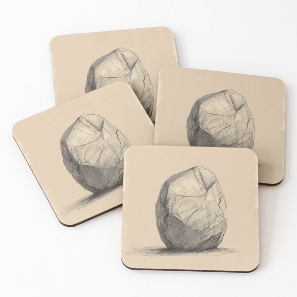 Item preview, Silent Stone – Minimalist Nature Art designed and sold by The Mystic Richard.