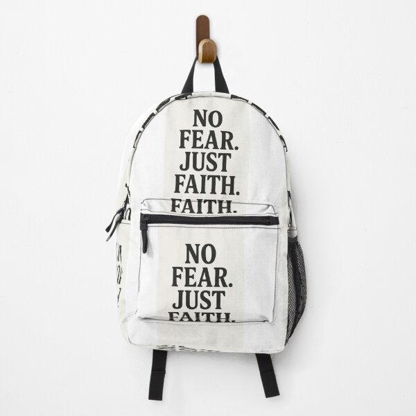 Item preview, No Fear Just Faith – Christian Minimalist Quote Print designed and sold by astersgraphics.