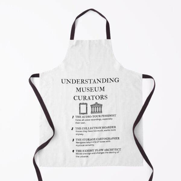 Item preview, Museum Curator Humor – Understanding Curators Funny Illustration designed and sold by PsyFlow35.