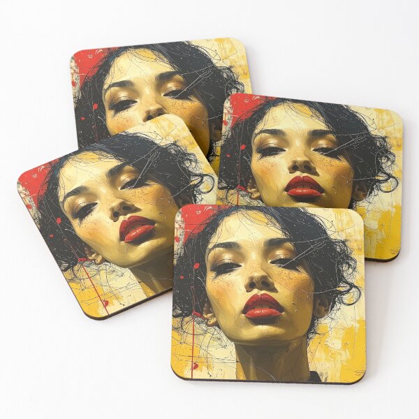 Item preview, Red Lips, Golden Chaos designed and sold by miletes17Studio.