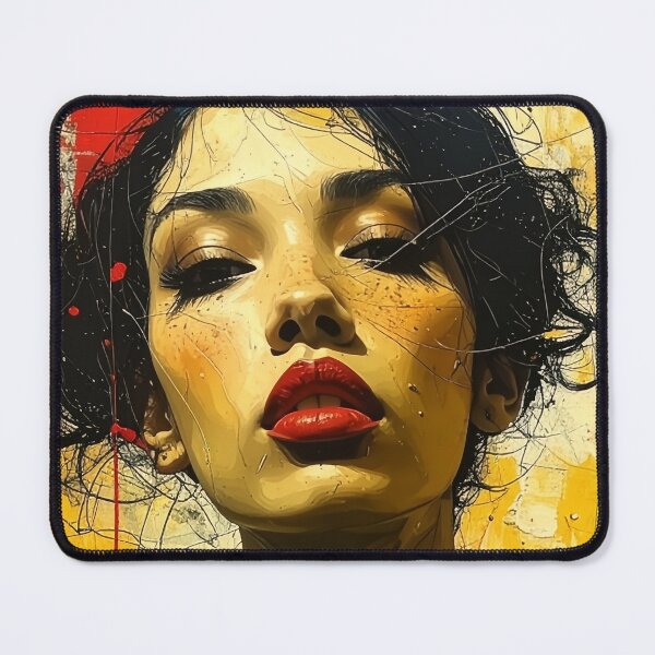 Item preview, Red Lips, Golden Chaos designed and sold by miletes17Studio.