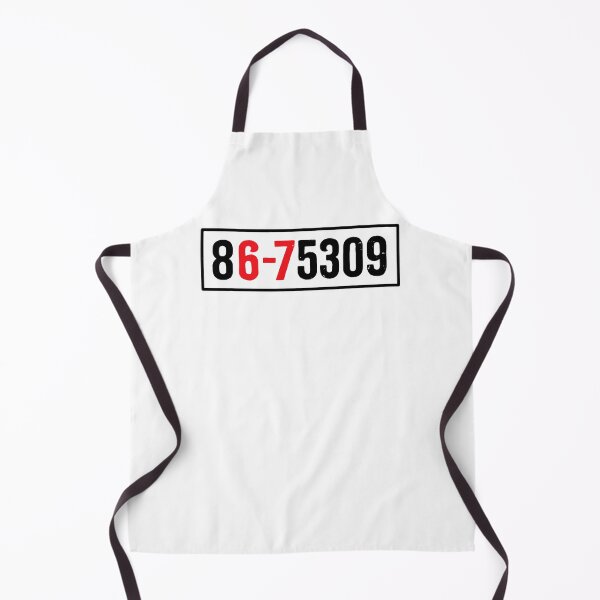 Item preview, Eighty Six Seven Five Three Zero Nine Retro Number designed and sold by kienoy.