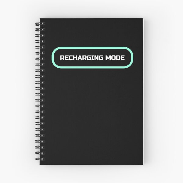 Item preview, Recharging Mode | Relaxing Minimal Text Design designed and sold by TalkTee Me.