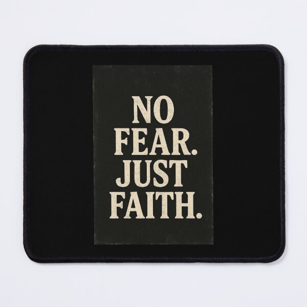 Item preview, No Fear Just Faith – Christian Quote Shirt & Vintage Faith Poster designed and sold by astersgraphics.